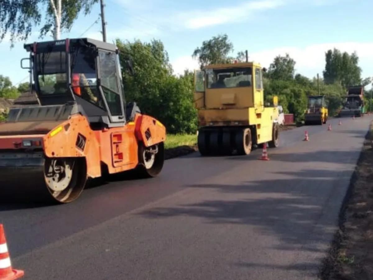 В Пензенской области ремонтируют 7,7 км трассы до села Плесковка