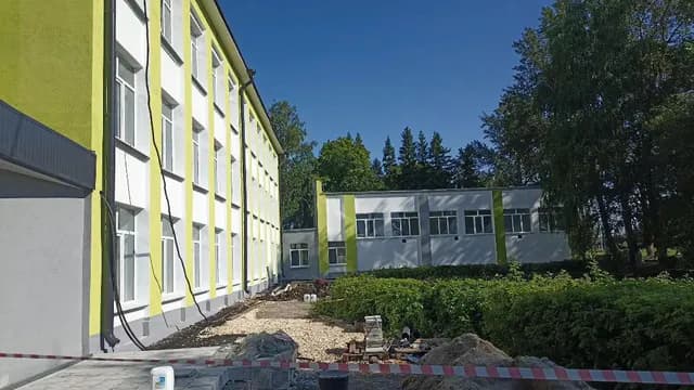 Капремонт школы имени героя-пограничника Кижеватова выполнен на 82%