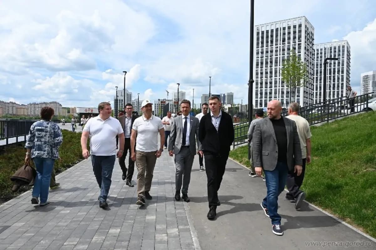 Ульяновская делегация посетила Пензу и ознакомилась с опытом в сфере дорожного хозяйства и благоустройства