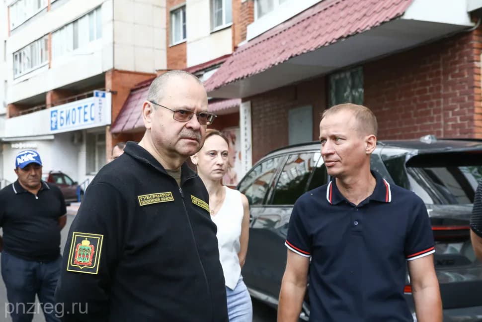 Губернатор Мельниченко оценил ход работ по проекту «Мой двор» в Пензе и продлил его до 2027 года