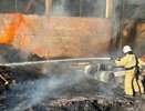 В Пензе потушили крупный пожар площадью 600 квадратных метров