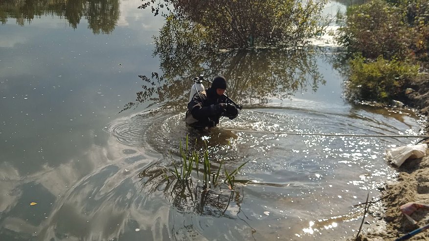 Главная картинка новости: В Засечном водоеме СНТ «Солнышко» водолазы извлекли тело