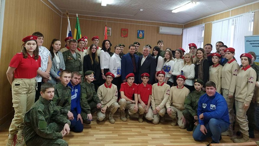 Молодежь Малосердобинского района вступила в ряды отряда "Тигр"