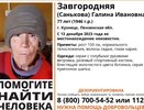 В Пензе разыскивают пропавшую пенсионерку Галину Завгороднюю