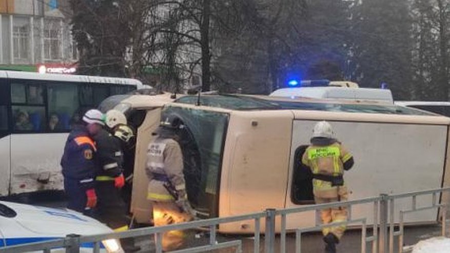 В Пензе на Лермонтова из-за ДТП пострадали люди