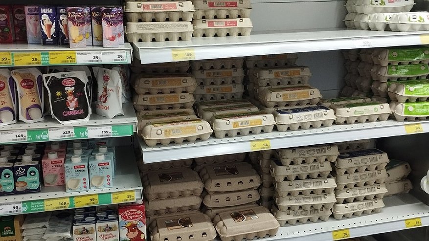 Пензенцы недовольны ростом цен на яйца и молоко