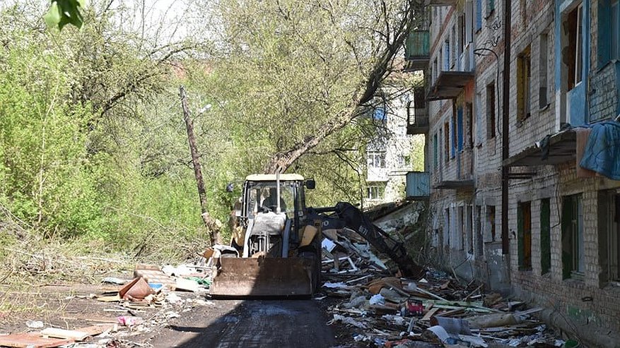 В Пензе начался снос дома по улице Ударной