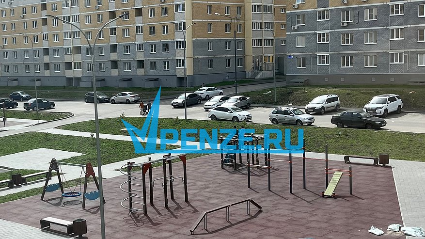 Главная картинка новости: В селе Засечном неизвестный «играется» ножами на детской площадке