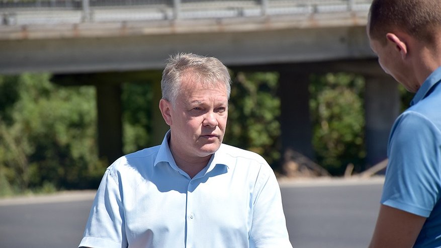 Главная картинка новости: Александр Басенко проверил ход строительства нового рынка в микрорайоне Арбеково