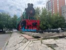 «Монумент покрасили, а плитку починить забыли»: пензячка просит отреставрировать  памятник паровозу на Луначарского