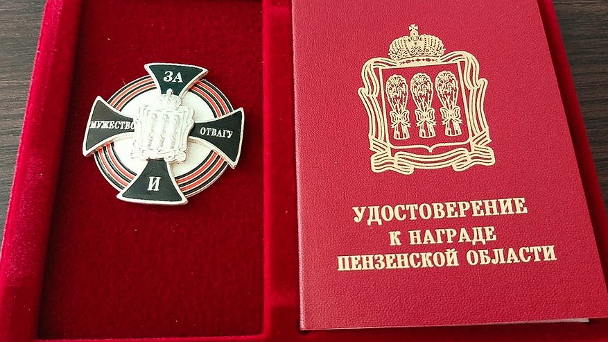 Главная картинка новости: Бойцам СВО в Токмаке вручили награды от имени губернатора Пензенской области