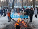 В Пензе для малышей и их родителей организовали «Новогодний костер» на свежем воздухе