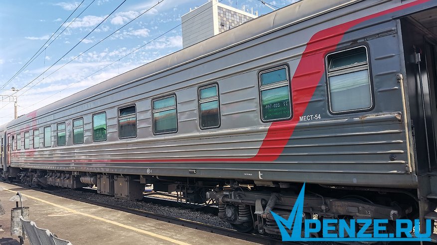 Главная картинка новости: Пензенцы встретили «Паровоз Победы»