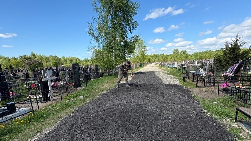 Главная картинка новости: В Пензе приступили к уборке территорий кладбищ
