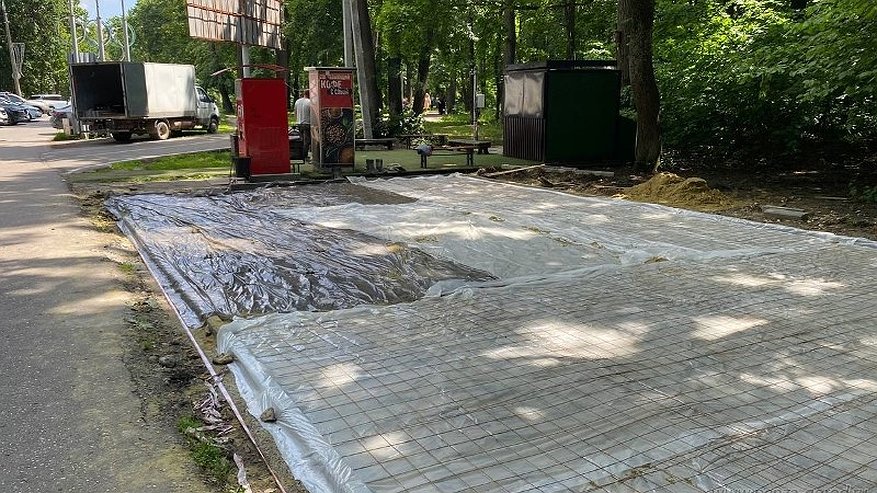 Главная картинка новости: На Олимпийской аллее появится новая спортивная площадка