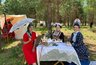 Миниатюра новости: Грохот пушек, команды офицеров и залпы мушкетов: в Кузнецке «Торуевское городище» объединило историю и культуру