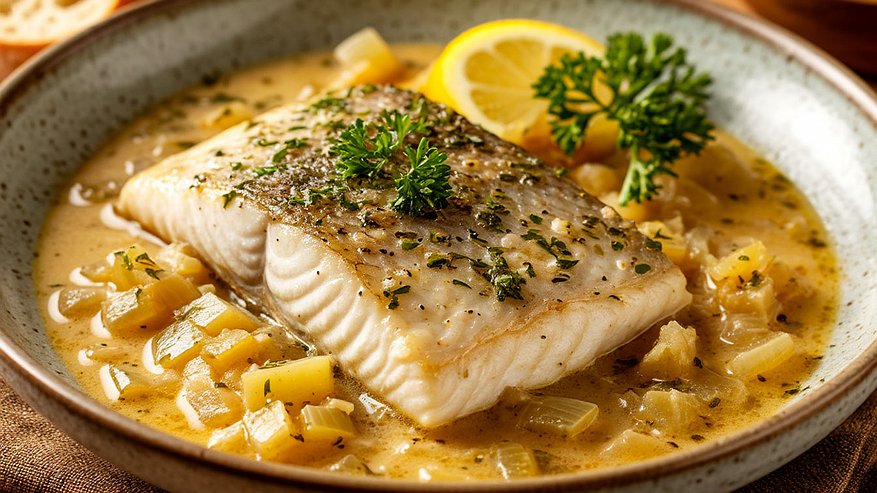 Главная картинка новости: Вкуснейшая рыба по-еврейски в сметанно-луковом соусе: луучше рецепта просто не придумали, съедается все до последней крошки