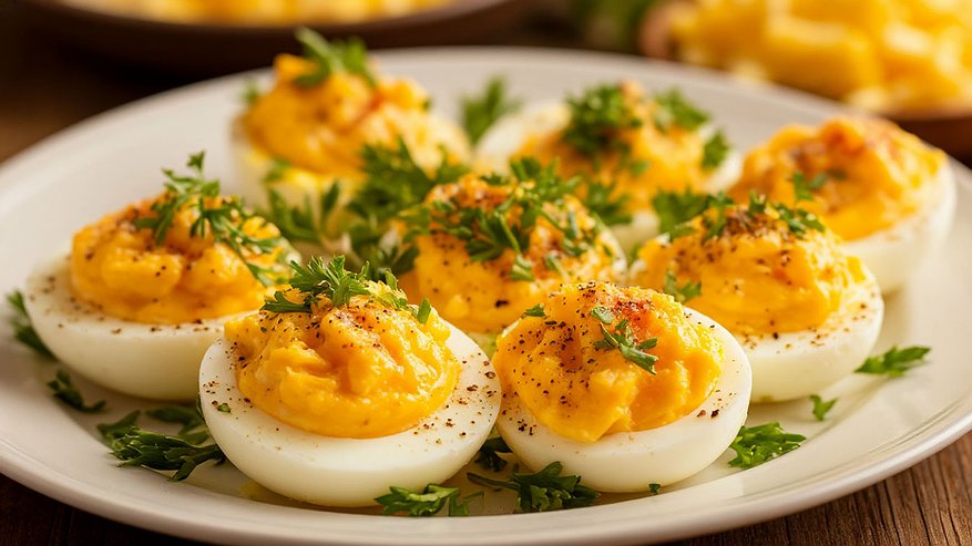 Главная картинка новости: Замораживаю яйца и подаю закуску, которая по вкусу и виду ничем не уступает ресторанной. Рецепт проще, чем кажется