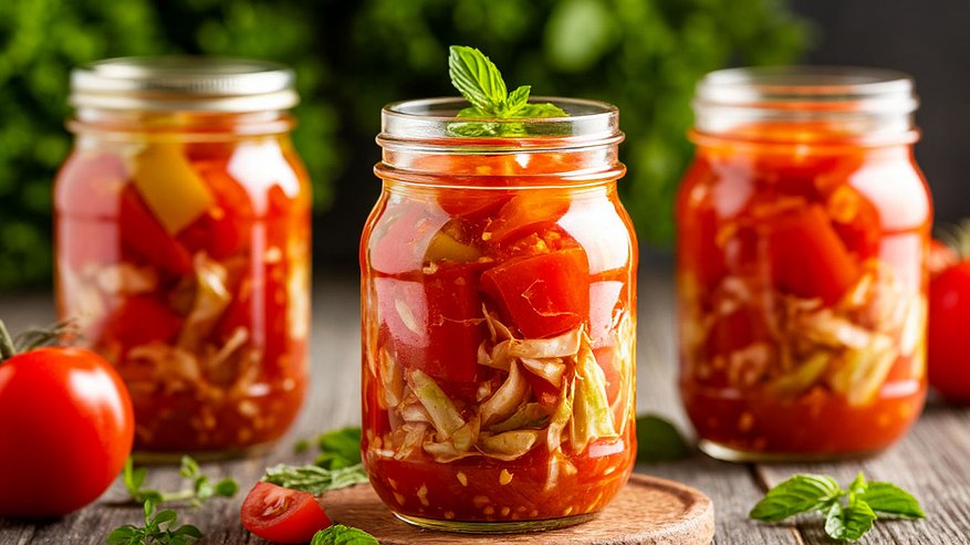 Главная картинка новости: Рецепт простого и вкусного салата на зиму: каждый год делаю по 25 банок больше, но до весны не хватает