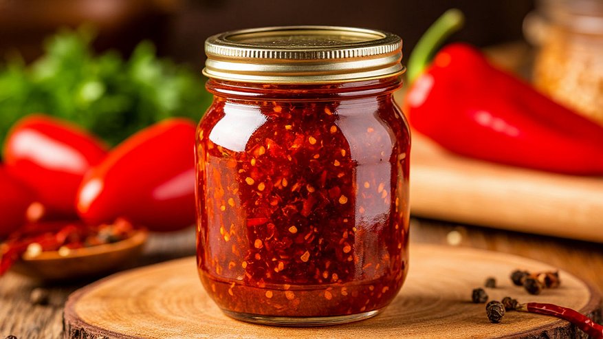 Главная картинка новости: Варю пикантный джем из перца: аромат на всю кухню, вкус волшебный - такую закуску вы еще не пробовали