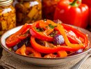 Салат из сладкого перца и баклажанов на зиму - вкуснейшая простая заготовка: первые 20 банок заканчиваются уже в январе