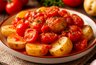 Миниатюра новости: Запекаю картошку с помидорами и луком по особому способу: вкус такой, что съедается все до последней крошки
