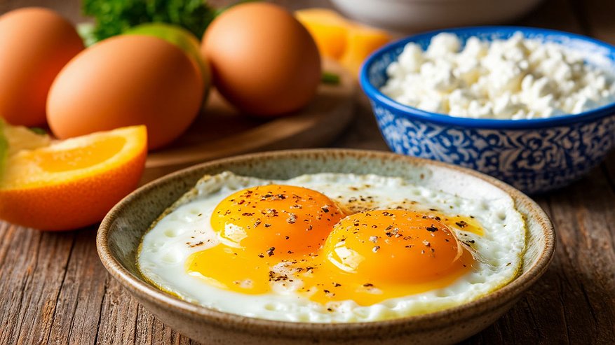 Главная картинка новости: Научили готовить вкуснятину на завтрак за пару минут: 2 яйца пачка творога