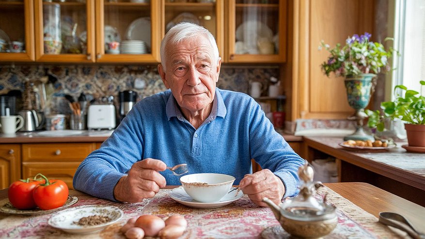 Главная картинка новости: Если вам 60-70 лет: 1 чайная ложка каждый день поможет сохранить превосходный ум и ясную память - еще 4 рекомендации академика Микулина