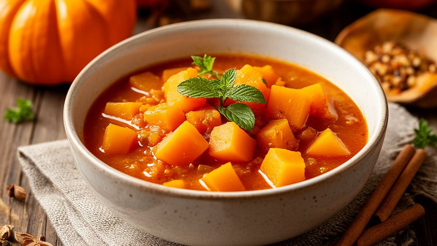Главная картинка новости: Это вкусное и полезное осеннее блюдо из тыквы: лучший рецепт на сковороде: быстро и просто на ужин