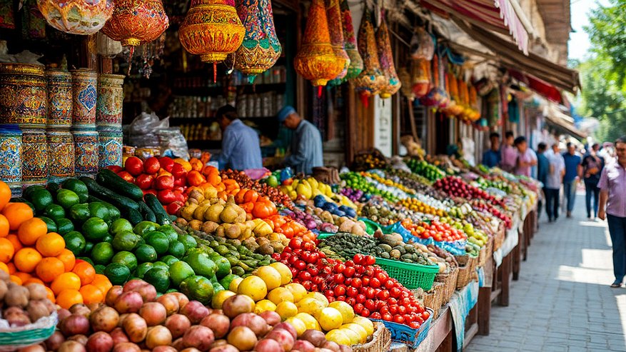 Главная картинка новости: Что продают на рынке в Узбекистане, от чего россияне удивляются? Зашел на рынок - в РФ такого нет