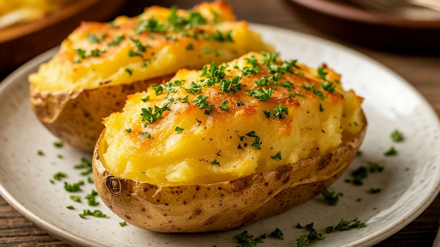 Главная картинка новости: Как запекаю картофель, чтобы получился золотистый сверху и нежный внутри - делюсь своим простым рецептом