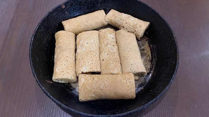 Главная картинка новости: Вкусные блинчики без муки готовлю на завтрак за 10 минут - простой рецепт. Получатся даже у молодой хозяйки