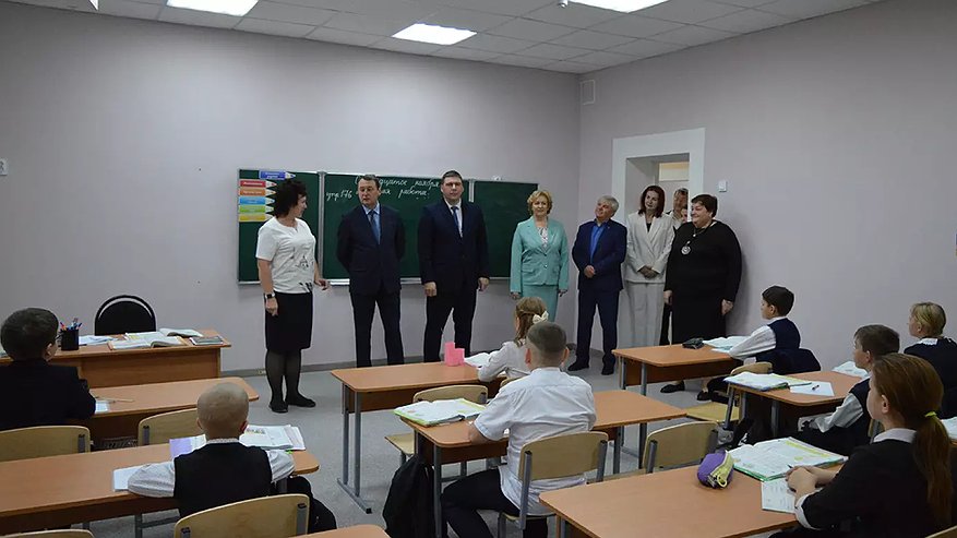 Главная картинка новости: В Белинском районе завершился капремонт школы