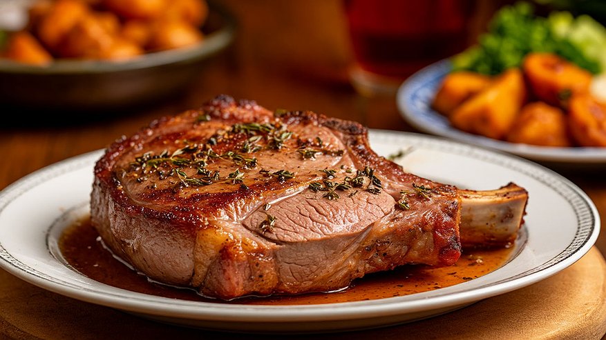 Главная картинка новости: Коронное блюдо моей свекрови: свинина на кости - шикарное мясо, очень вкусное и недорогое - рецепт из 90-х