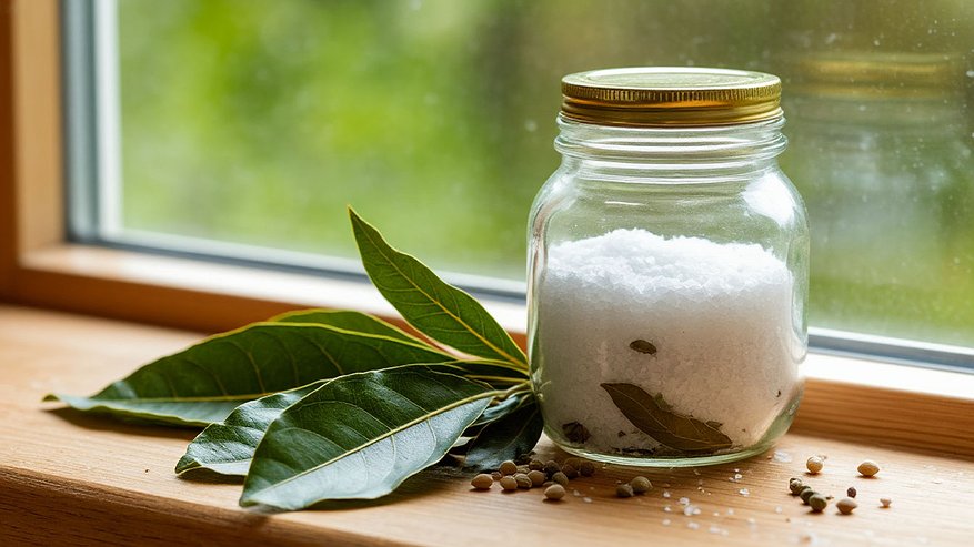 Главная картинка новости: Смешиваю соль с лаврушкой — и сразу на подоконник: так делают только умные хозяйки — решение сразу 2 проблем