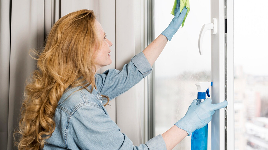 Главная картинка новости: Мою окна этим простым домашним спреем пару раз — и всю зиму они остаются прозрачными, блестящими и без мутных разводов