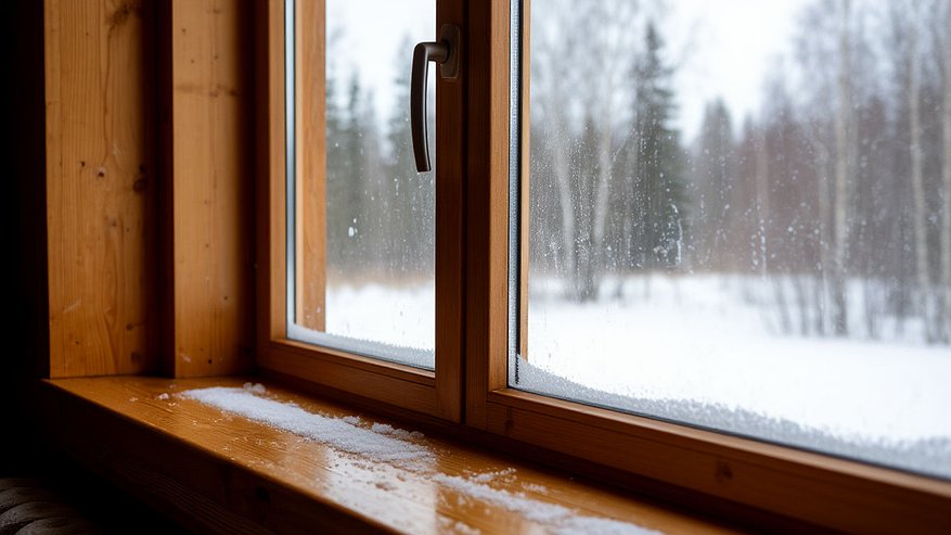 Главная картинка новости: Подоконник теперь не холодный, и перестали дуть сквозняки из стыков: 3 шага и дома тепло даже в - 40