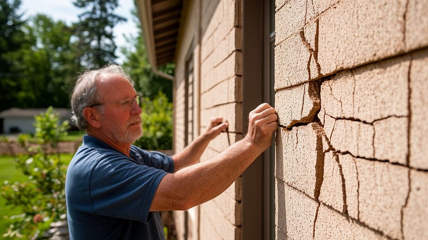 Главная картинка новости: Год назад подглядел, как старый сосед решает проблемы с трещинами в стенах. Теперь сам так делаю